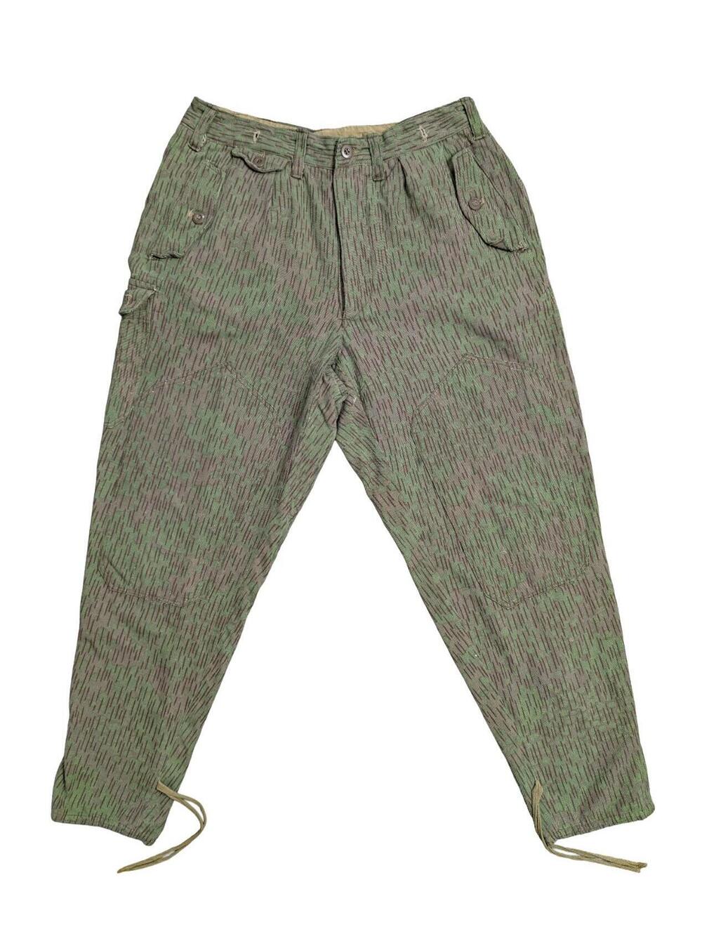 Vintage Czech Army M60 / Vz60 Raidrop Camo Trousers - 34x29